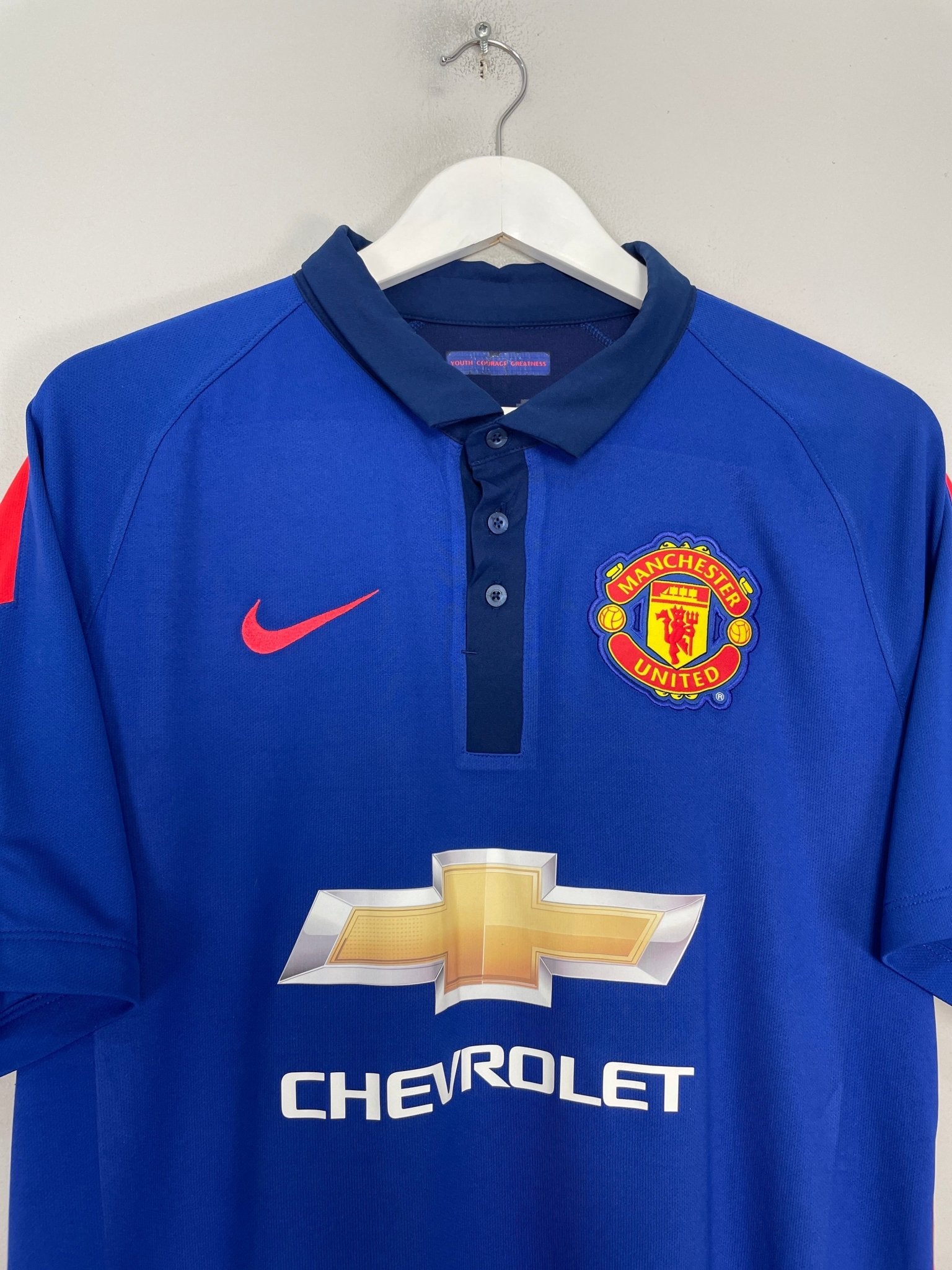 Shop 2014/15 MANCHESTER UNITED THIRD SHIRT (L) NIKE, classic football shirts, vintage football shirts & retro soccer jerseys at Cult Kits