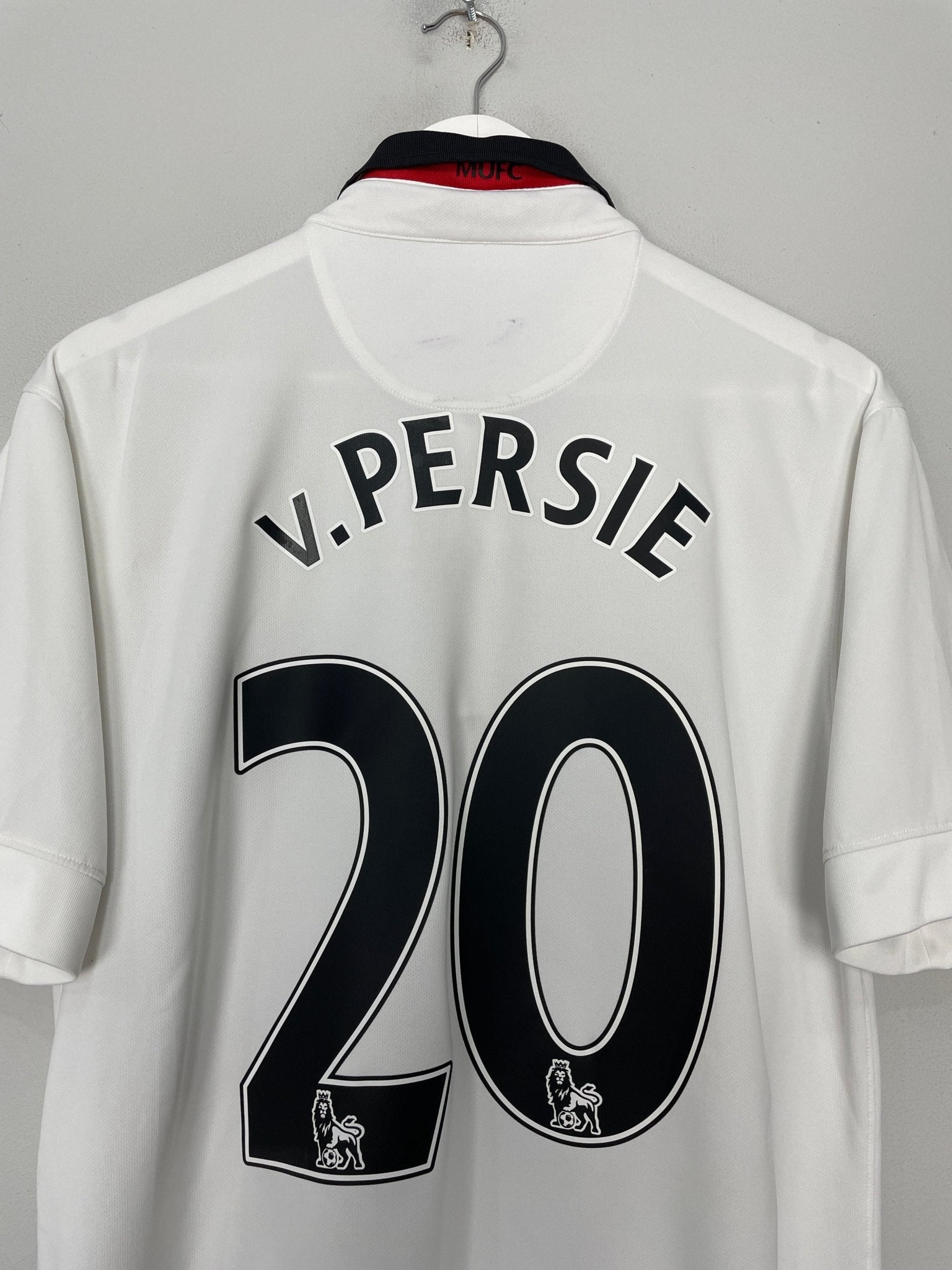 Shop 2014/15 MANCHESTER UNITED V.PERSIE #20 AWAY SHIRT (L) NIKE, classic football shirts, vintage football shirts & retro soccer jerseys at Cult Kits