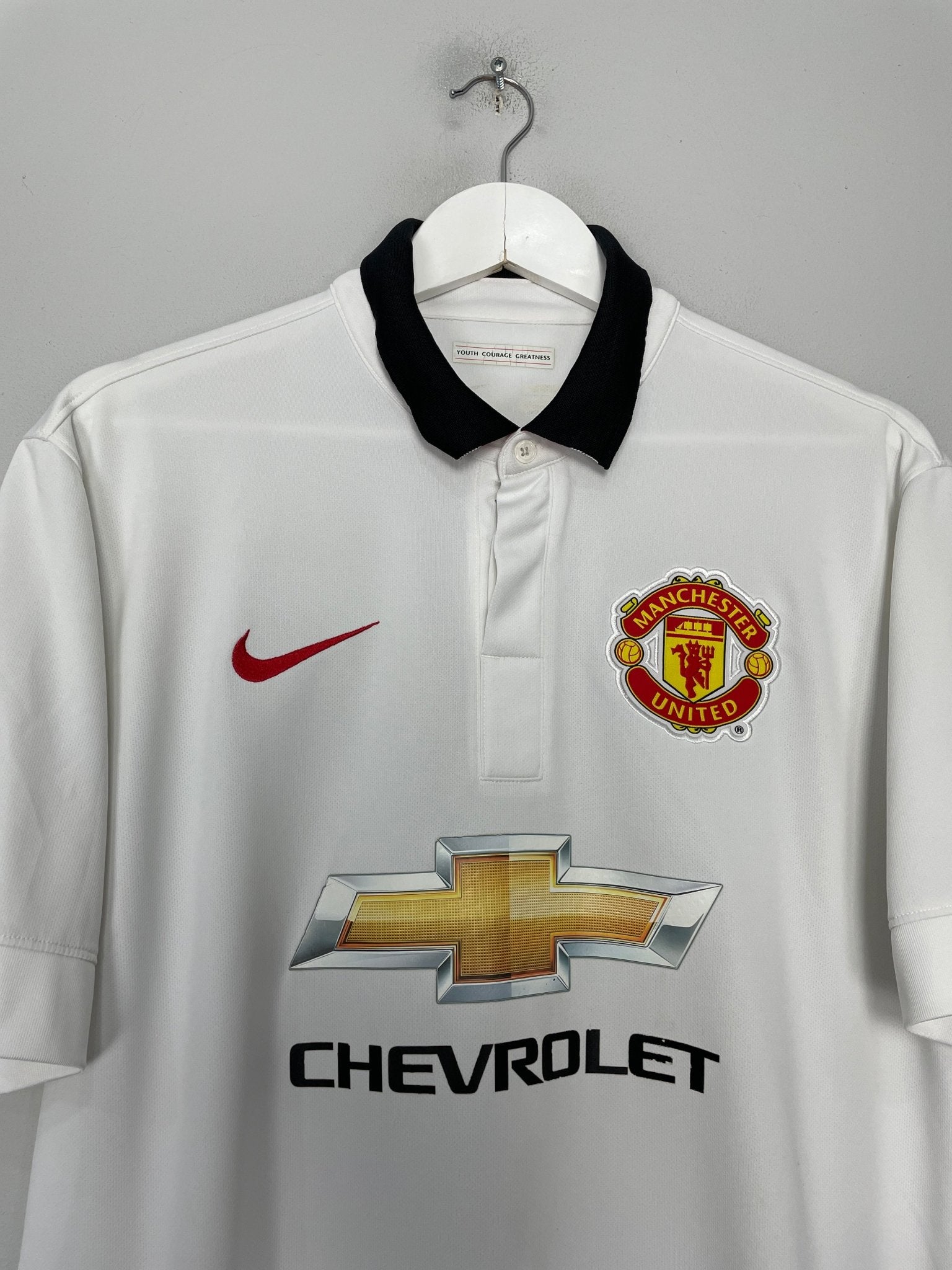 Shop 2014/15 MANCHESTER UNITED V.PERSIE #20 AWAY SHIRT (L) NIKE, classic football shirts, vintage football shirts & retro soccer jerseys at Cult Kits
