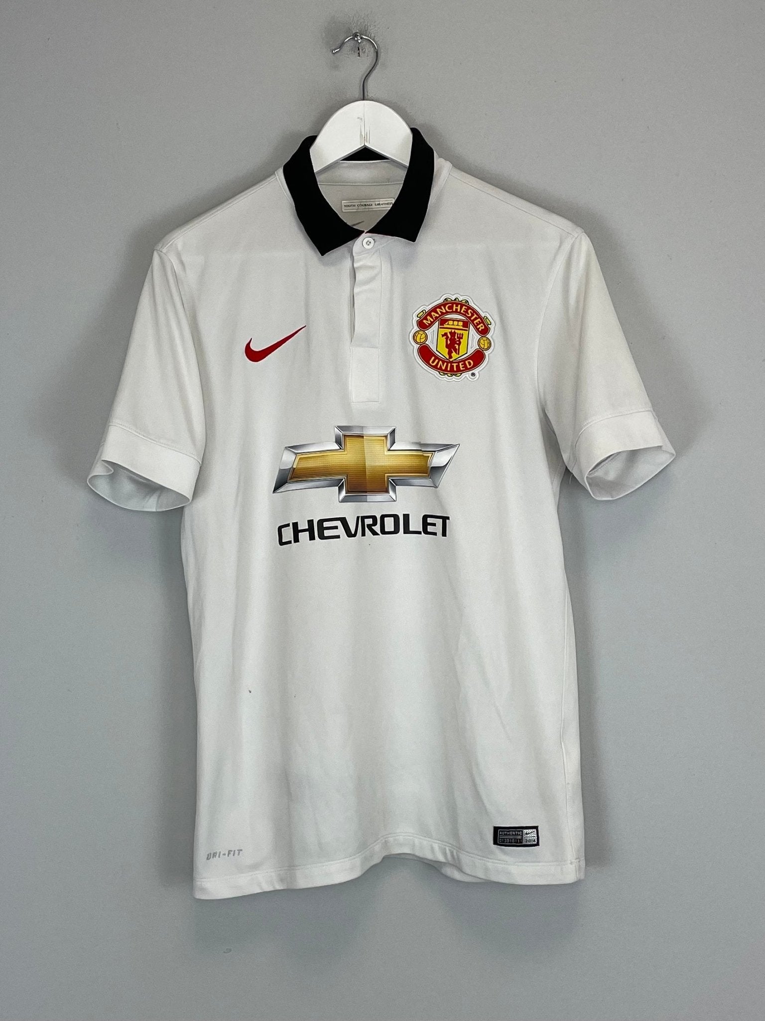 Shop 2014/15 MANCHESTER UNITED V.PERSIE #20 AWAY SHIRT (M) NIKE, classic football shirts, vintage football shirts & retro soccer jerseys at Cult Kits
