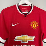 Shop 2014/15 MANCHESTER UNITED V.PERSIE #20 HOME SHIRT (M) NIKE, classic football shirts, vintage football shirts & retro soccer jerseys at Cult Kits