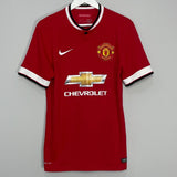 Shop 2014/15 MANCHESTER UNITED V.PERSIE #20 HOME SHIRT (M) NIKE, classic football shirts, vintage football shirts & retro soccer jerseys at Cult Kits