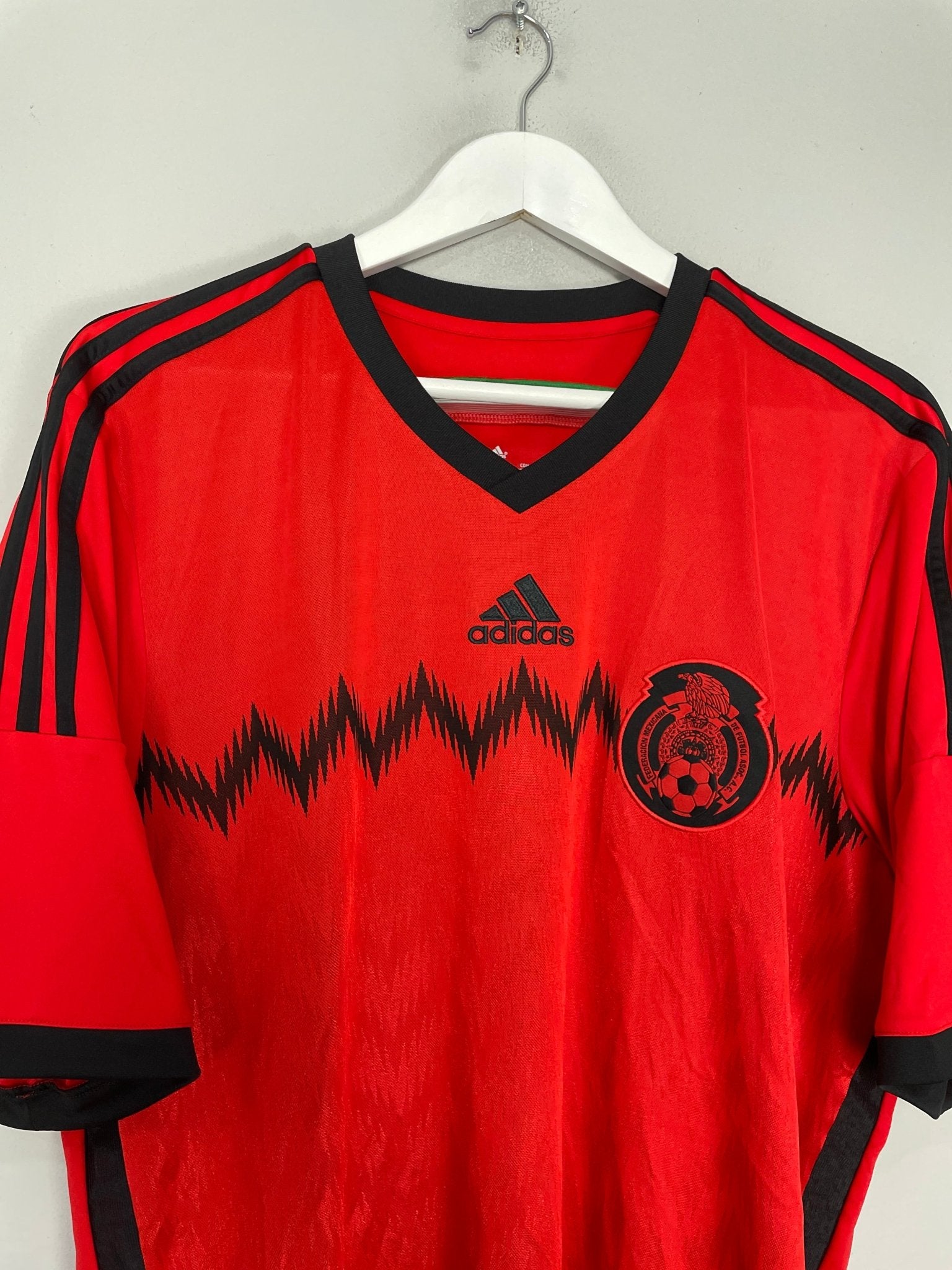 Shop 2014/15 MEXICO AWAY SHIRT (XL) ADIDAS, classic football shirts, vintage football shirts & retro soccer jerseys at Cult Kits