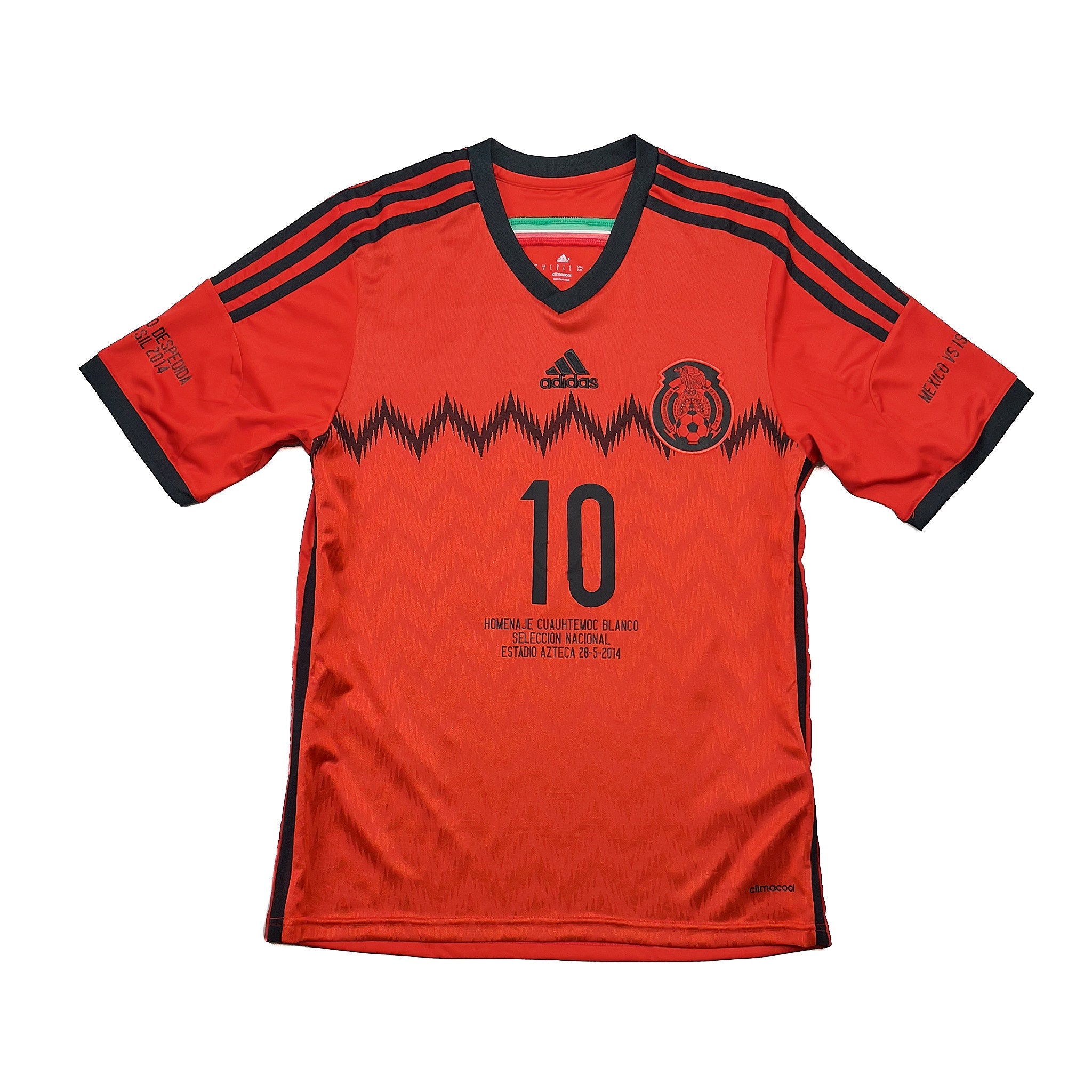 Buy 2014/15 Mexico Blanco 10 *Special* Away Shirt (S) Adidas ~ Free worldwide shipping ~ Authentic Vintage Football Shirts from Cult Kits