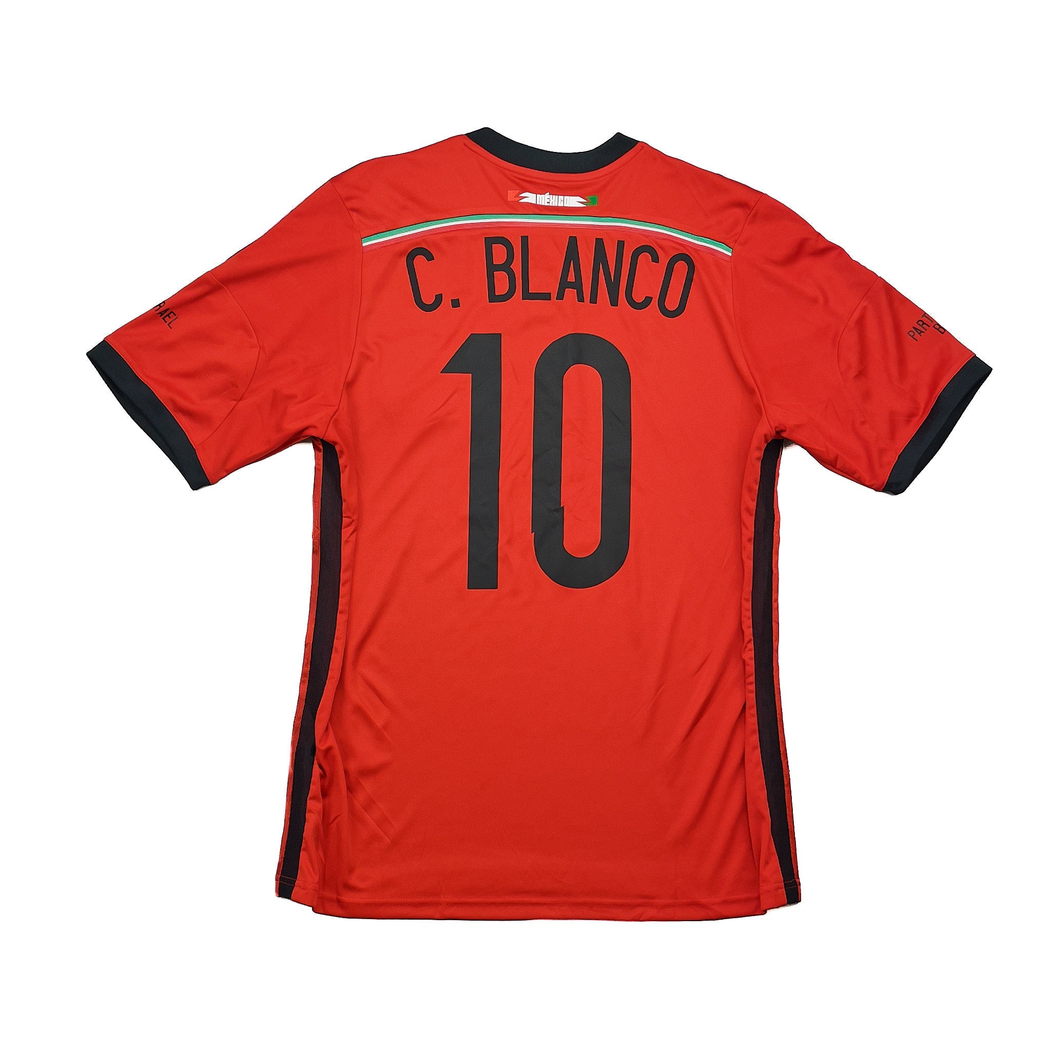 Buy 2014/15 Mexico Blanco 10 *Special* Away Shirt (S) Adidas ~ Free worldwide shipping ~ Authentic Vintage Football Shirts from Cult Kits