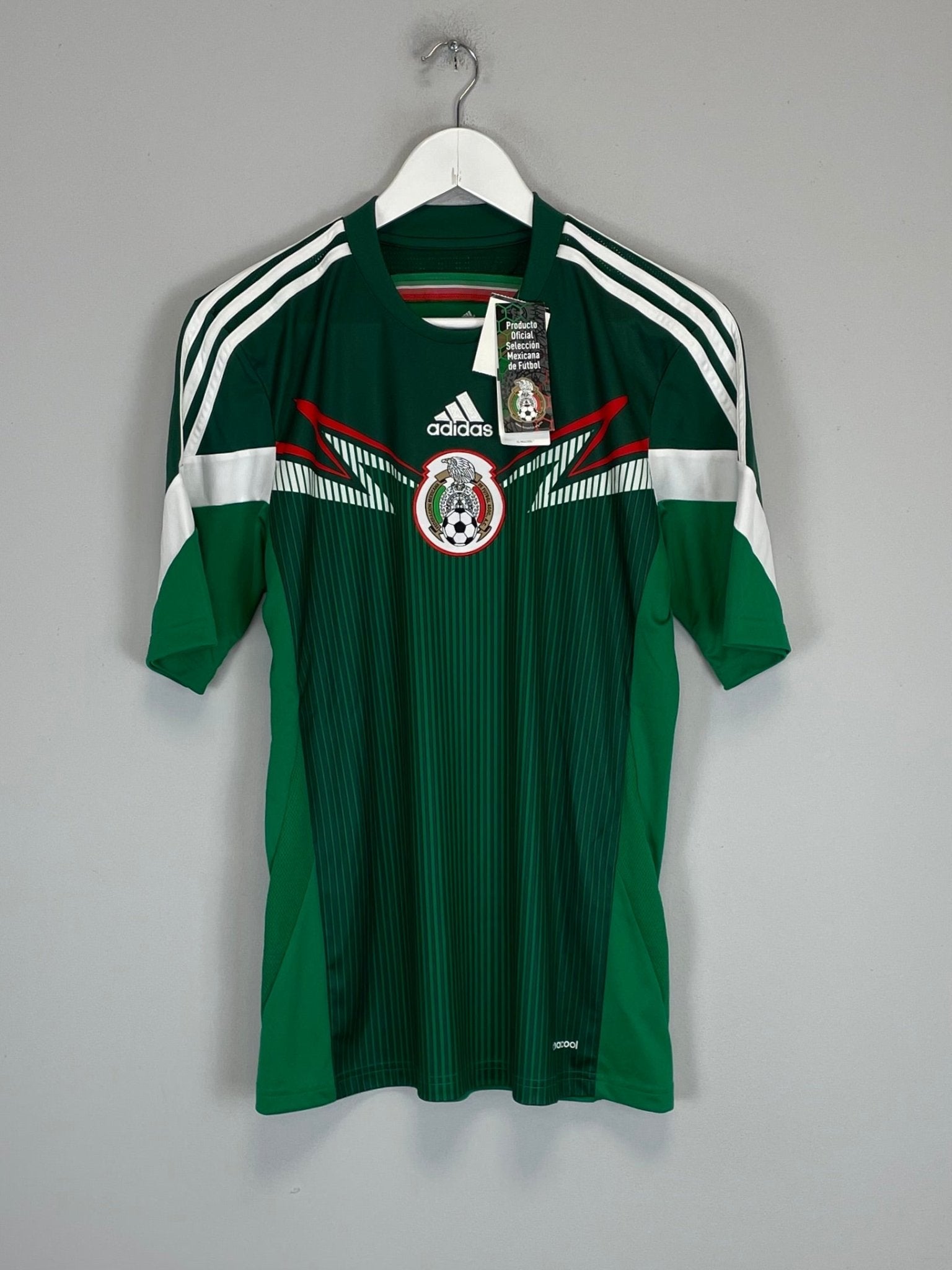 Shop 2014/15 MEXICO *BNWT* HOME SHIRT (S) ADIDAS, classic football shirts, vintage football shirts & retro soccer jerseys at Cult Kits