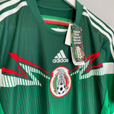 Shop 2014/15 MEXICO *BNWT* HOME SHIRT (S) ADIDAS, classic football shirts, vintage football shirts & retro soccer jerseys at Cult Kits