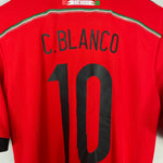 Shop 2014/15 MEXICO C.BLANCO #10 AWAY SHIRT (M) ADIDAS, classic football shirts, vintage football shirts & retro soccer jerseys at Cult Kits