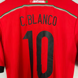 Shop 2014/15 MEXICO C.BLANCO #10 AWAY SHIRT (M) ADIDAS, classic football shirts, vintage football shirts & retro soccer jerseys at Cult Kits