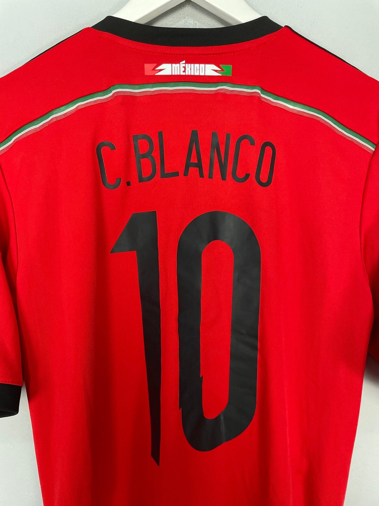 Shop 2014/15 MEXICO C.BLANCO #10 AWAY SHIRT (M) ADIDAS, classic football shirts, vintage football shirts & retro soccer jerseys at Cult Kits