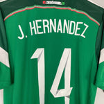 Shop 2014/15 MEXICO CHICHARITO #14 HOME SHIRT (L) ADIDAS, classic football shirts, vintage football shirts & retro soccer jerseys at Cult Kits