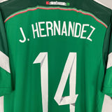 Shop 2014/15 MEXICO CHICHARITO #14 HOME SHIRT (L) ADIDAS, classic football shirts, vintage football shirts & retro soccer jerseys at Cult Kits