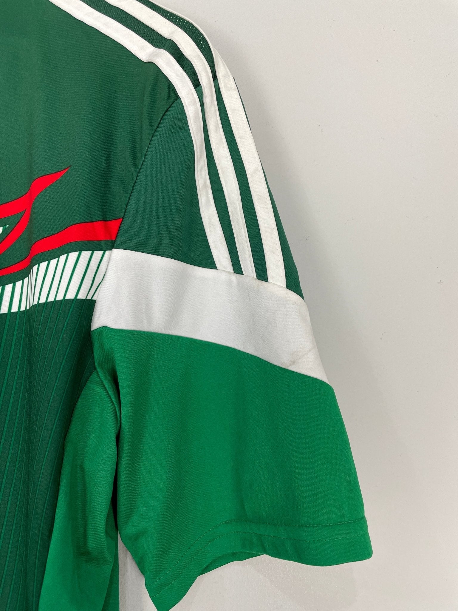 Shop 2014/15 MEXICO CHICHARITO #14 HOME SHIRT (L) ADIDAS, classic football shirts, vintage football shirts & retro soccer jerseys at Cult Kits