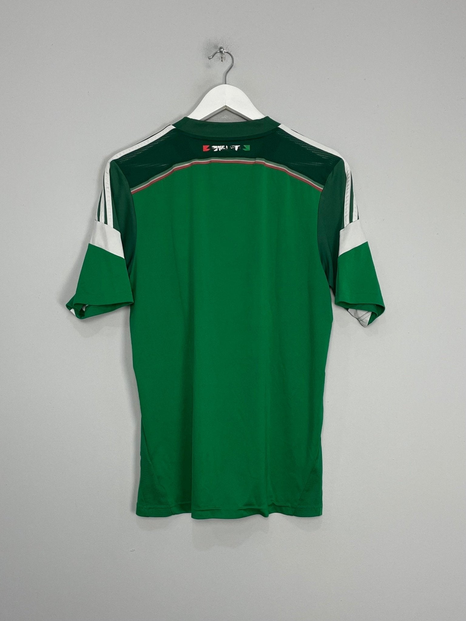 Shop 2014/15 MEXICO HOME SHIRT (M) ADIDAS, classic football shirts, vintage football shirts & retro soccer jerseys at Cult Kits