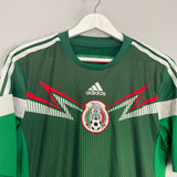 Shop 2014/15 MEXICO HOME SHIRT (M) ADIDAS, classic football shirts, vintage football shirts & retro soccer jerseys at Cult Kits