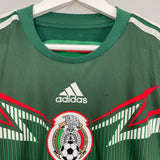 Shop 2014/15 MEXICO HOME SHIRT (M) ADIDAS, classic football shirts, vintage football shirts & retro soccer jerseys at Cult Kits