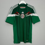 Shop 2014/15 MEXICO HOME SHIRT (M) ADIDAS, classic football shirts, vintage football shirts & retro soccer jerseys at Cult Kits