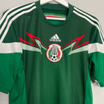 Shop 2014/15 MEXICO HOME SHIRT (M) ADIDAS, classic football shirts, vintage football shirts & retro soccer jerseys at Cult Kits