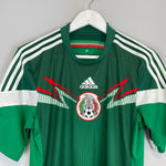 Shop 2014/15 MEXICO HOME SHIRT (S) ADIDAS, classic football shirts, vintage football shirts & retro soccer jerseys at Cult Kits
