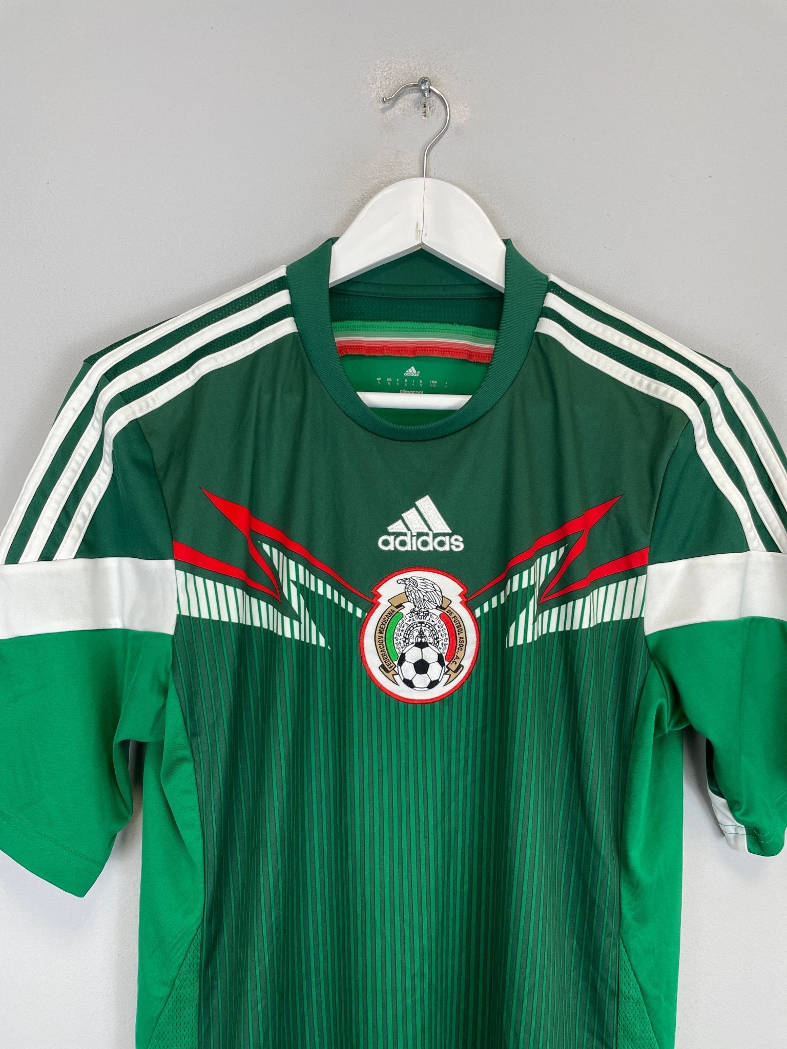 Shop 2014/15 MEXICO HOME SHIRT (S) ADIDAS, classic football shirts, vintage football shirts & retro soccer jerseys at Cult Kits