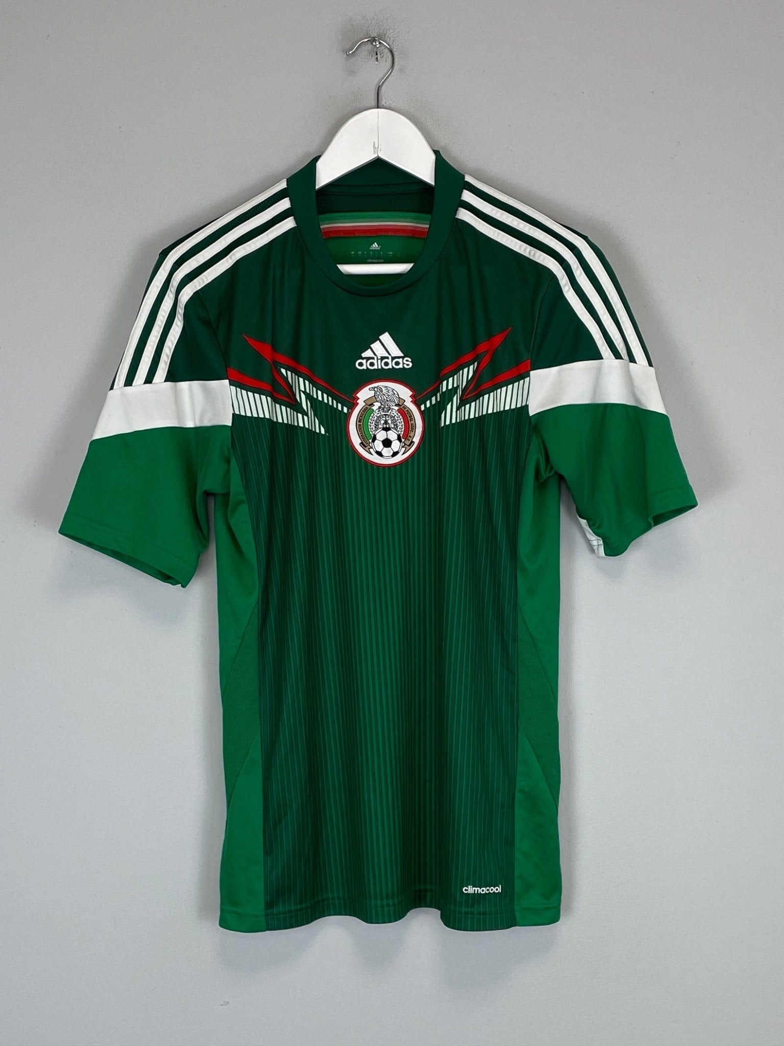 Shop 2014/15 MEXICO HOME SHIRT (S) ADIDAS, classic football shirts, vintage football shirts & retro soccer jerseys at Cult Kits