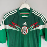 Shop 2014/15 MEXICO HOME SHIRT (S) ADIDAS, classic football shirts, vintage football shirts & retro soccer jerseys at Cult Kits