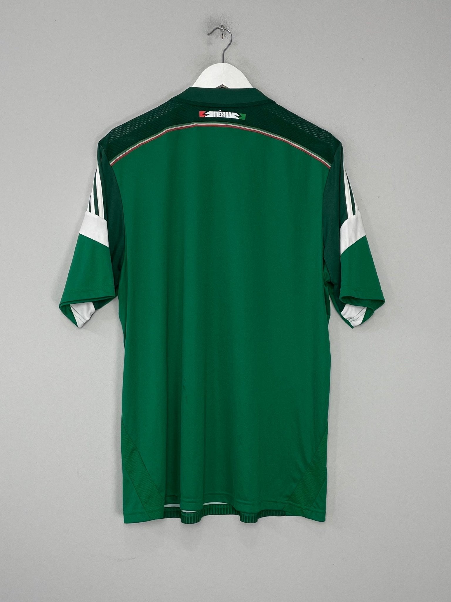 Shop 2014/15 MEXICO HOME SHIRT (XL) ADIDAS, classic football shirts, vintage football shirts & retro soccer jerseys at Cult Kits