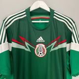 Shop 2014/15 MEXICO HOME SHIRT (XL) ADIDAS, classic football shirts, vintage football shirts & retro soccer jerseys at Cult Kits