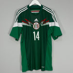 Shop 2014/15 MEXICO J.HERNANDEZ #14 HOME SHIRT (L) ADIDAS, classic football shirts, vintage football shirts & retro soccer jerseys at Cult Kits