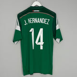 Shop 2014/15 MEXICO J.HERNANDEZ #14 HOME SHIRT (L) ADIDAS, classic football shirts, vintage football shirts & retro soccer jerseys at Cult Kits