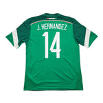 Buy 2014/15 Mexico J.Hernandez 14 Home Shirt (M) Adidas ~ Free worldwide shipping available ~ Authentic Vintage Football Shirts from Cult Kits