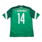 Buy 2014/15 Mexico J.Hernandez 14 Home Shirt (M) Adidas ~ Free worldwide shipping available ~ Authentic Vintage Football Shirts from Cult Kits