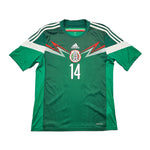 Buy 2014/15 Mexico J.Hernandez 14 Home Shirt (M) Adidas ~ Free worldwide shipping available ~ Authentic Vintage Football Shirts from Cult Kits