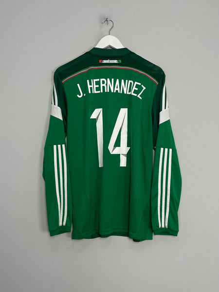 2014/15 MEXICO J.HERNANDEZ #14 L/S HOME SHIRT (L) ADIDAS – Cult Kits