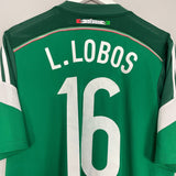 Shop 2014/15 MEXICO L.LOBOS #16 HOME SHIRT (L) ADIDAS, classic football shirts, vintage football shirts & retro soccer jerseys at Cult Kits
