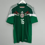 Shop 2014/15 MEXICO L.LOBOS #16 HOME SHIRT (L) ADIDAS, classic football shirts, vintage football shirts & retro soccer jerseys at Cult Kits