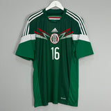 Shop 2014/15 MEXICO L.LOBOS #16 HOME SHIRT (L) ADIDAS, classic football shirts, vintage football shirts & retro soccer jerseys at Cult Kits