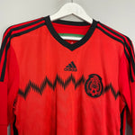 Shop 2014/15 MEXICO L/S AWAY SHIRT (M) ADIDAS, classic football shirts, vintage football shirts & retro soccer jerseys at Cult Kits