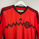 Shop 2014/15 MEXICO L/S AWAY SHIRT (M) ADIDAS, classic football shirts, vintage football shirts & retro soccer jerseys at Cult Kits