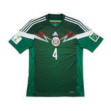 Buy 2014/15 Mexico Marquez 4 Home Shirt (M) Adidas ~ Free worldwide shipping ~ Authentic Vintage Football Shirts from Cult Kits