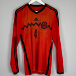 Shop 2014/15 MEXICO MARQUEZ #4 L/S AWAY SHIRT (M) ADIDAS, classic football shirts, vintage football shirts & retro soccer jerseys at Cult Kits