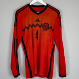 Shop 2014/15 MEXICO MARQUEZ #4 L/S AWAY SHIRT (M) ADIDAS, classic football shirts, vintage football shirts & retro soccer jerseys at Cult Kits