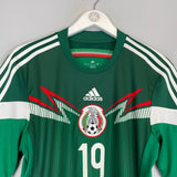 Shop 2014/15 MEXICO O.PERALTA #19 HOME SHIRT (M) ADIDAS, classic football shirts, vintage football shirts & retro soccer jerseys at Cult Kits