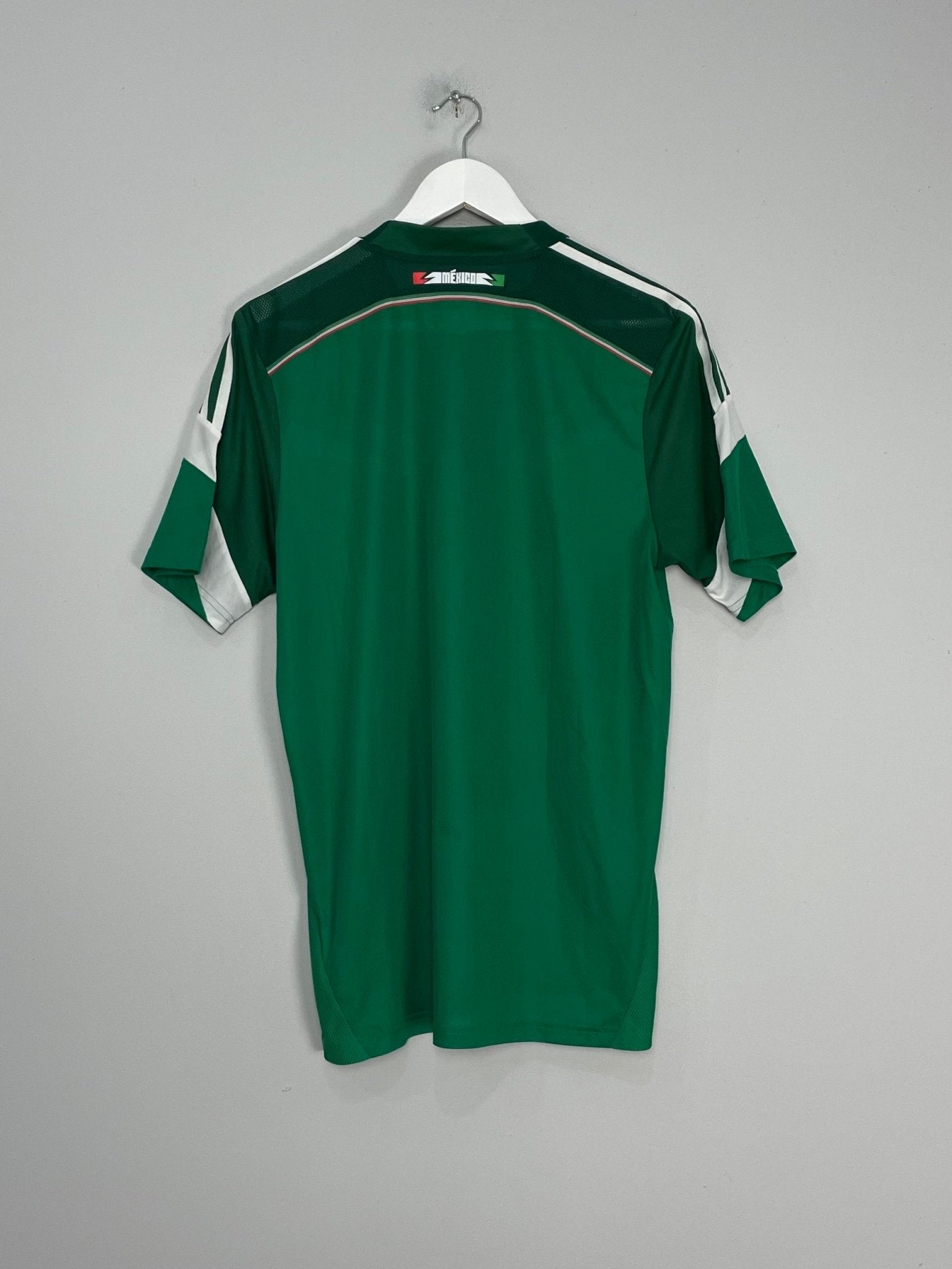 Shop 2014/15 MEXICO *PLAYER ISSUE* HOME SHIRT (L) ADIDAS, classic football shirts, vintage football shirts & retro soccer jerseys at Cult Kits