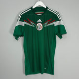Shop 2014/15 MEXICO *PLAYER ISSUE* HOME SHIRT (L) ADIDAS, classic football shirts, vintage football shirts & retro soccer jerseys at Cult Kits
