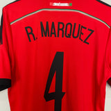 Shop 2014/15 MEXICO R.MARQUEZ #4 AWAY SHIRT (L) ADIDAS, classic football shirts, vintage football shirts & retro soccer jerseys at Cult Kits