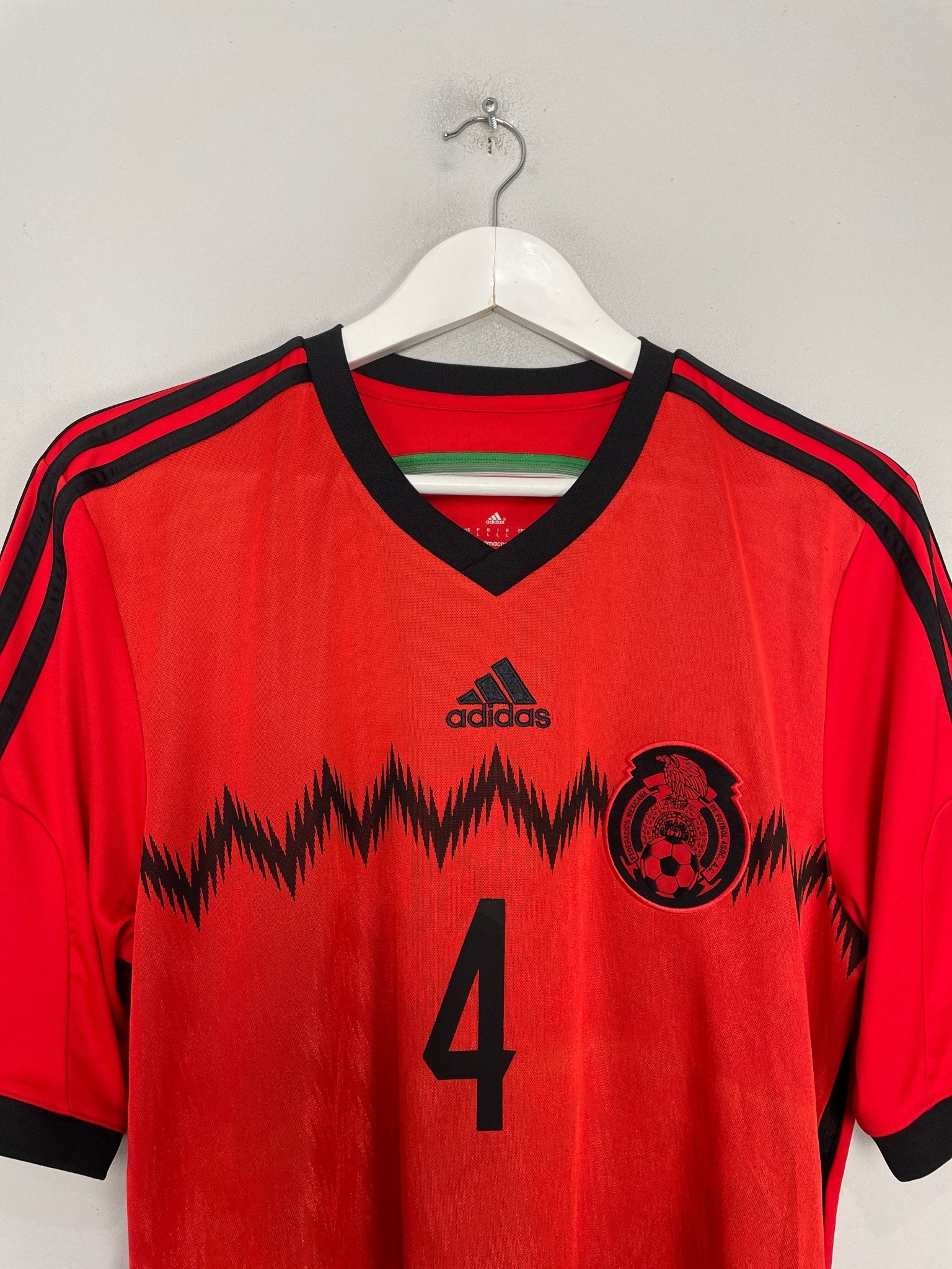 Shop 2014/15 MEXICO R.MARQUEZ #4 AWAY SHIRT (L) ADIDAS, classic football shirts, vintage football shirts & retro soccer jerseys at Cult Kits