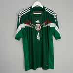 Shop 2014/15 MEXICO R.MARQUEZ #4 HOME SHIRT (L) ADIDAS, classic football shirts, vintage football shirts & retro soccer jerseys at Cult Kits