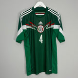 Shop 2014/15 MEXICO R.MARQUEZ #4 HOME SHIRT (L) ADIDAS, classic football shirts, vintage football shirts & retro soccer jerseys at Cult Kits