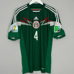 Shop 2014/15 MEXICO R.MARQUEZ #4 HOME SHIRT (M) ADIDAS, classic football shirts, vintage football shirts & retro soccer jerseys at Cult Kits